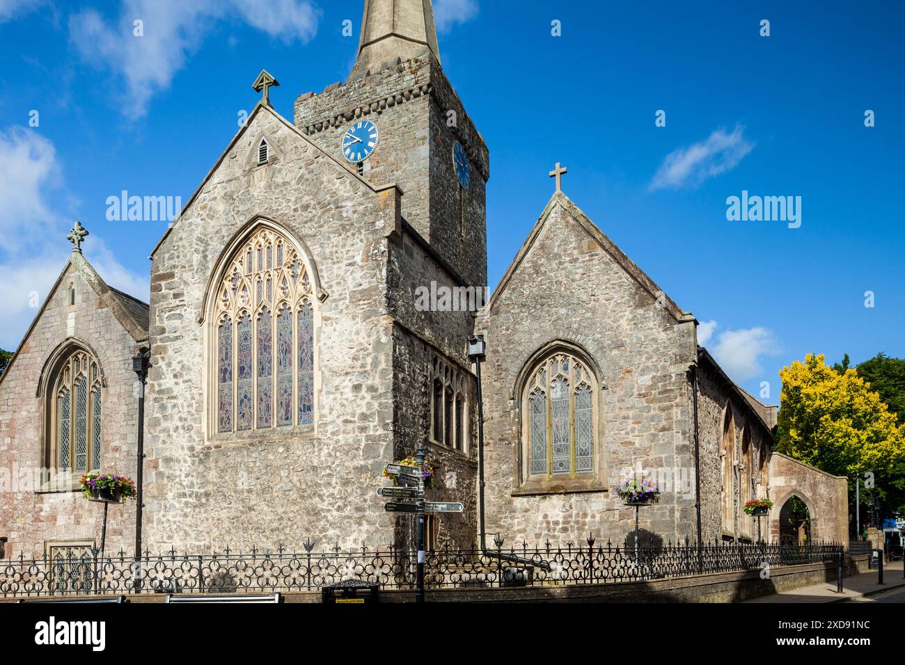 St. Mary's Church in Tenby, Pembrokeshire, Wales. Stockfoto