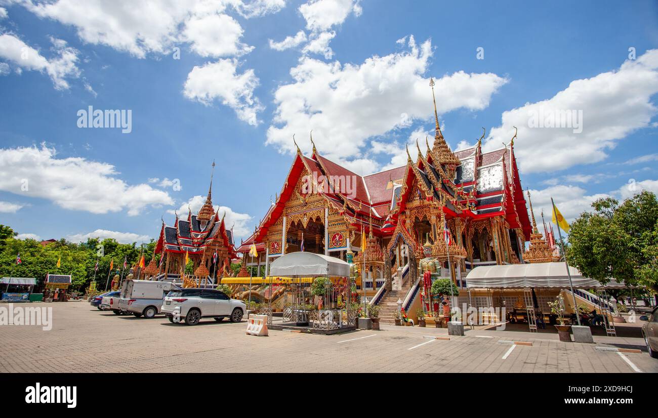 Wat Nang sao Tempel, Samut Sakhon Thailand Stockfoto