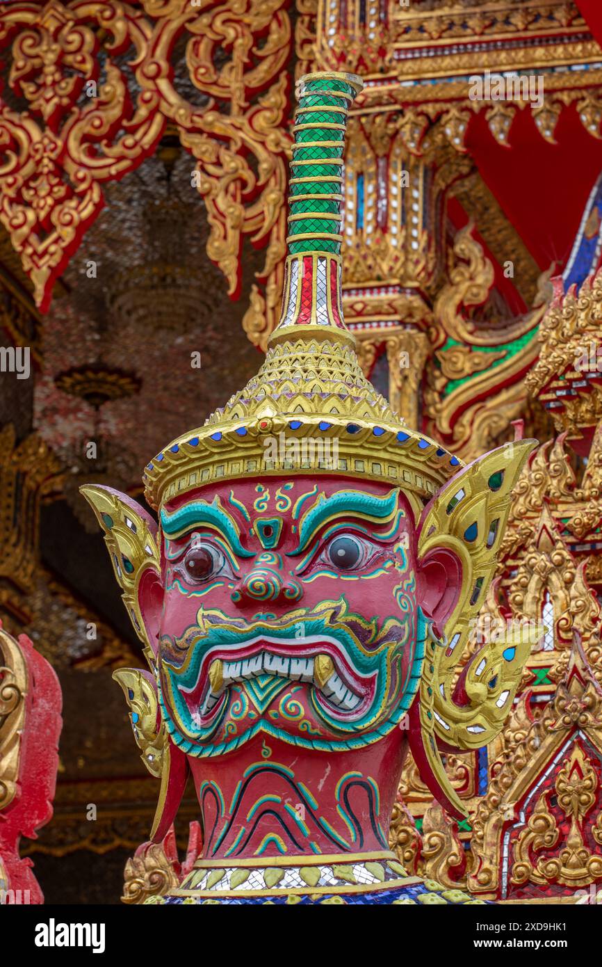 Wat Nang sao Tempel, Samut Sakhon Thailand Stockfoto