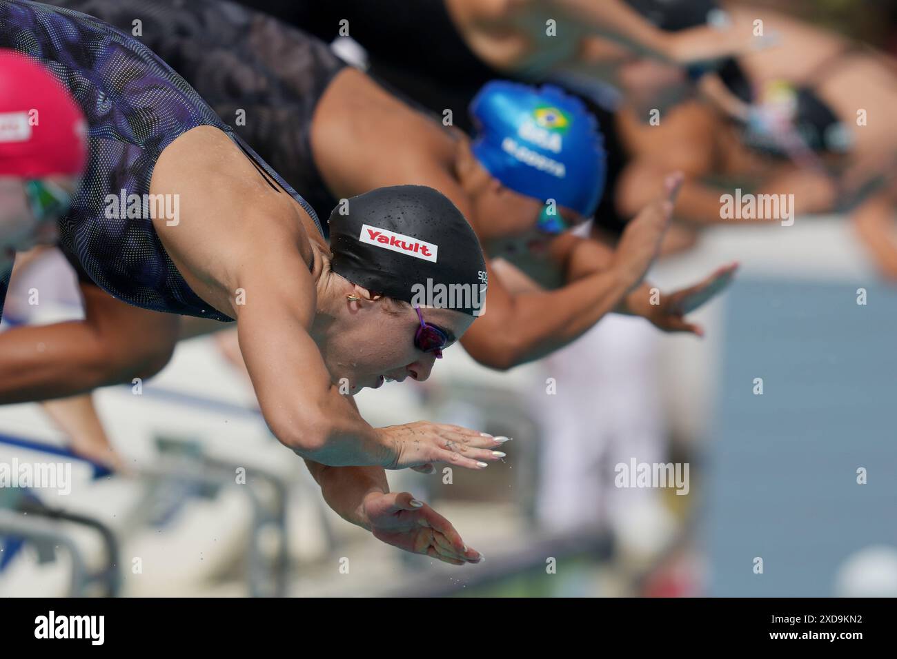 Roma, Italien. Juni 2024. Lucy Hope (GBR) während des 60. Trofeo Settecolli im Foro Italico in Rom, Italien Freitag, 21. Juni 2024. Sport - Schwimmen. (Foto: Gian Mattia D'Alberto/LaPresse) Credit: LaPresse/Alamy Live News Stockfoto