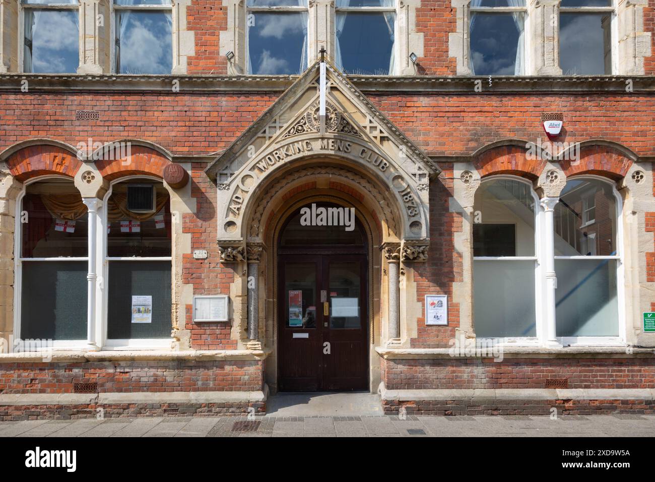 Old Victorian Working Mens Club Gebäude, Weymouth, Dorset, Großbritannien, 2024 Stockfoto