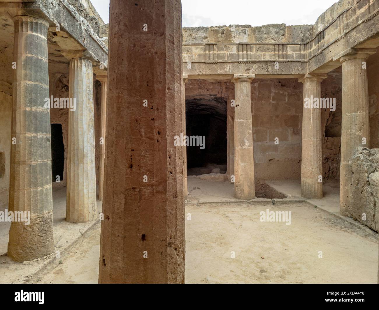 "Gräber der Könige", Nekropole, Paphos, Zypern Stockfoto