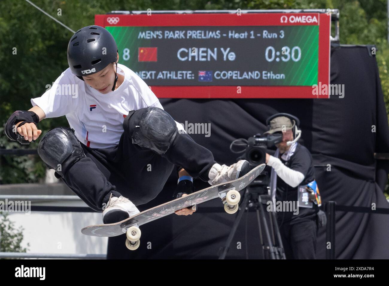 Budapest, Ungarn. Juni 2024. Chen YE aus China tritt während der ...