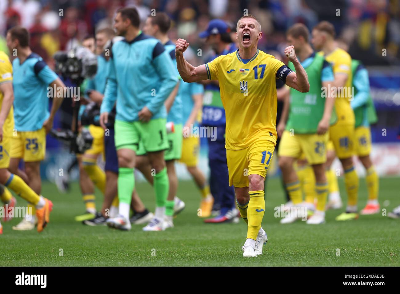 Düsseldorf, Deutschland. Juni 2024. Oleksandr Zinchenko aus der Ukraine ...