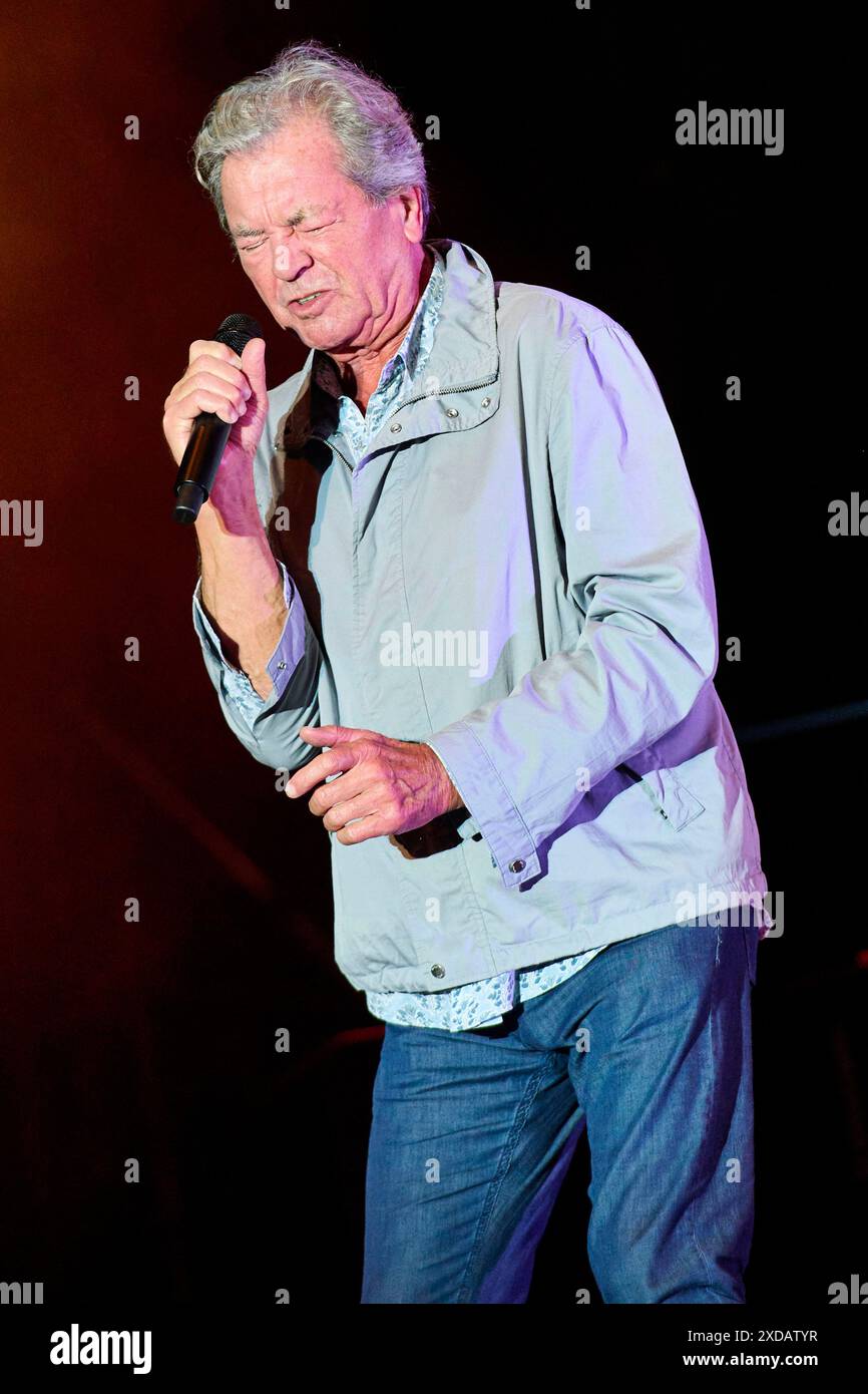 Ian Gillan von Deep Purple live auf dem Sommerfest 2024 beim Flugplatz. Grenchen, 20.06.2024 Stockfoto