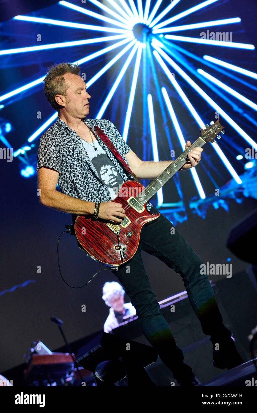 Simon McBride von Deep Purple live auf dem Summerside Festival 2024 beim Flugplatz. Grenchen, 20.06.2024 Stockfoto