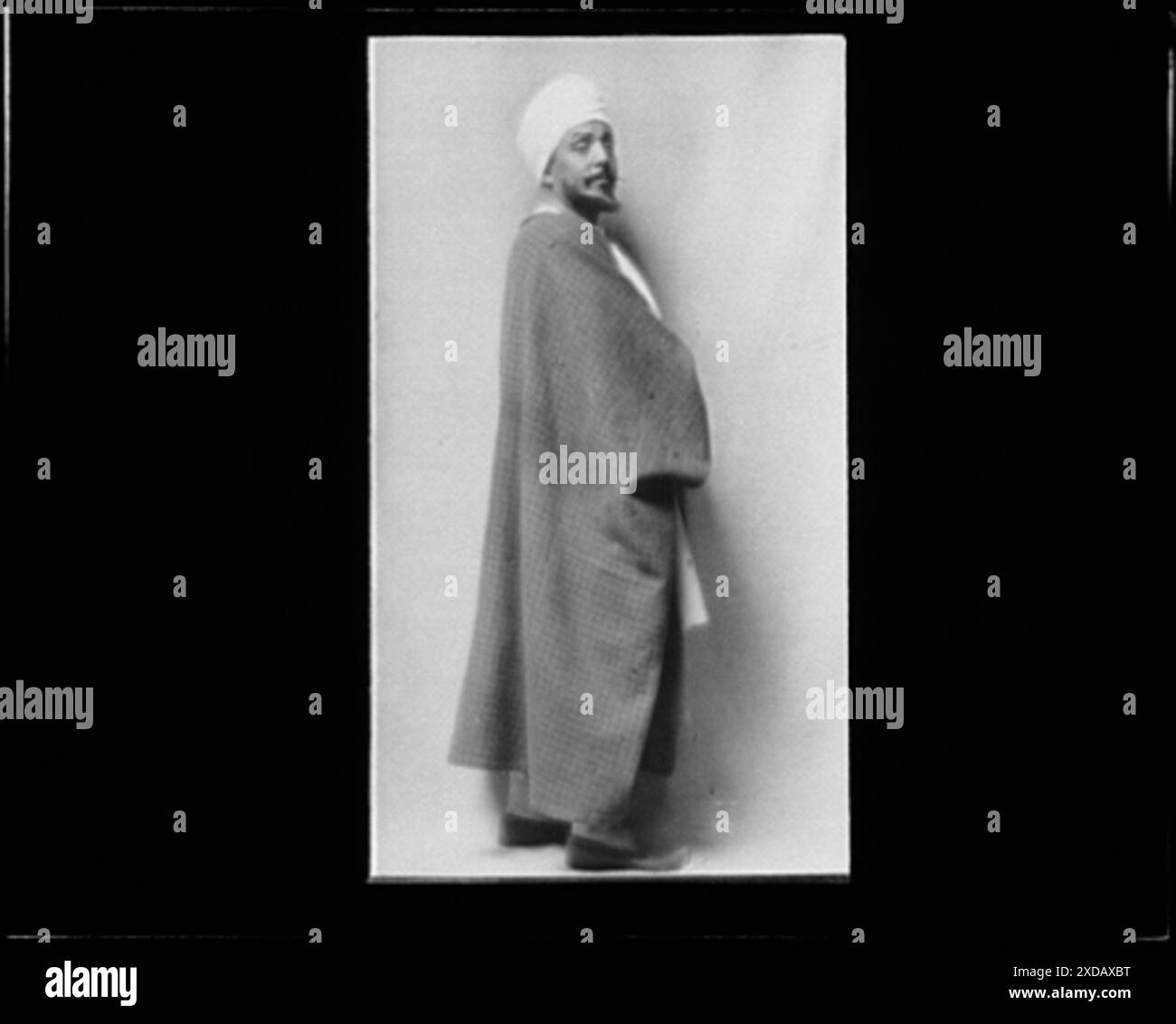 Porträtfoto von Otis Skinner in Kismet. Genthe Fotosammlung. Stockfoto