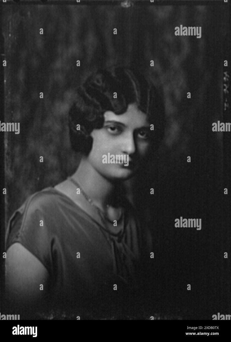 Senior, Ray, Miss, Porträtfoto. Genthe Fotosammlung. Stockfoto