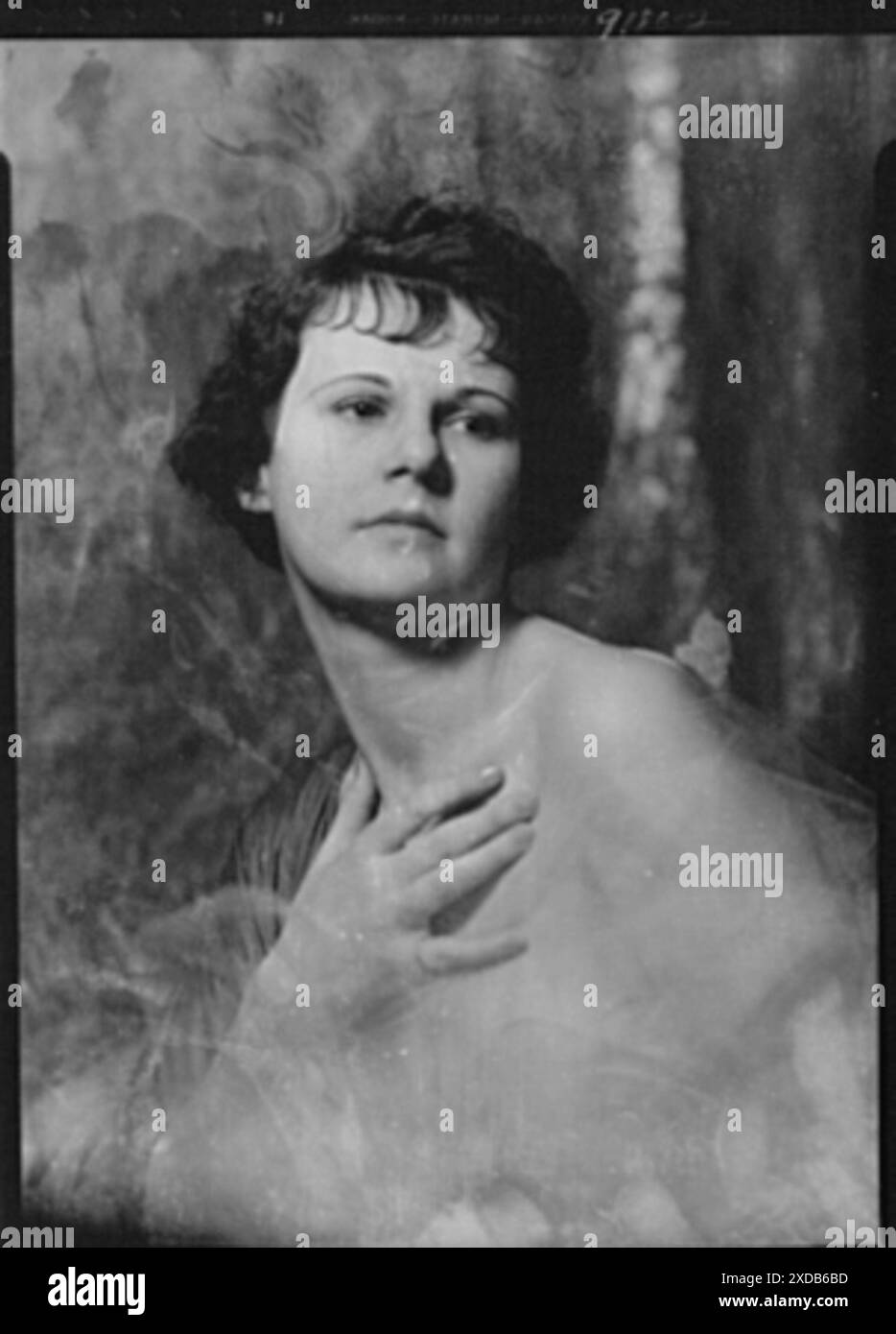 Mahler, Mrs., Porträtfoto. Genthe Fotosammlung. Stockfoto