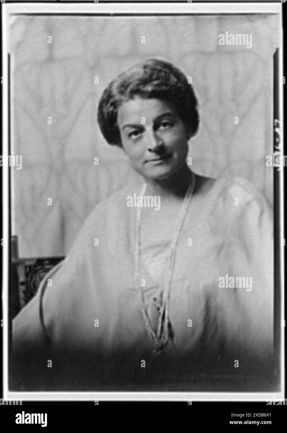 Bishop, H., Mrs., Porträtfoto. Genthe Fotosammlung. Stockfoto