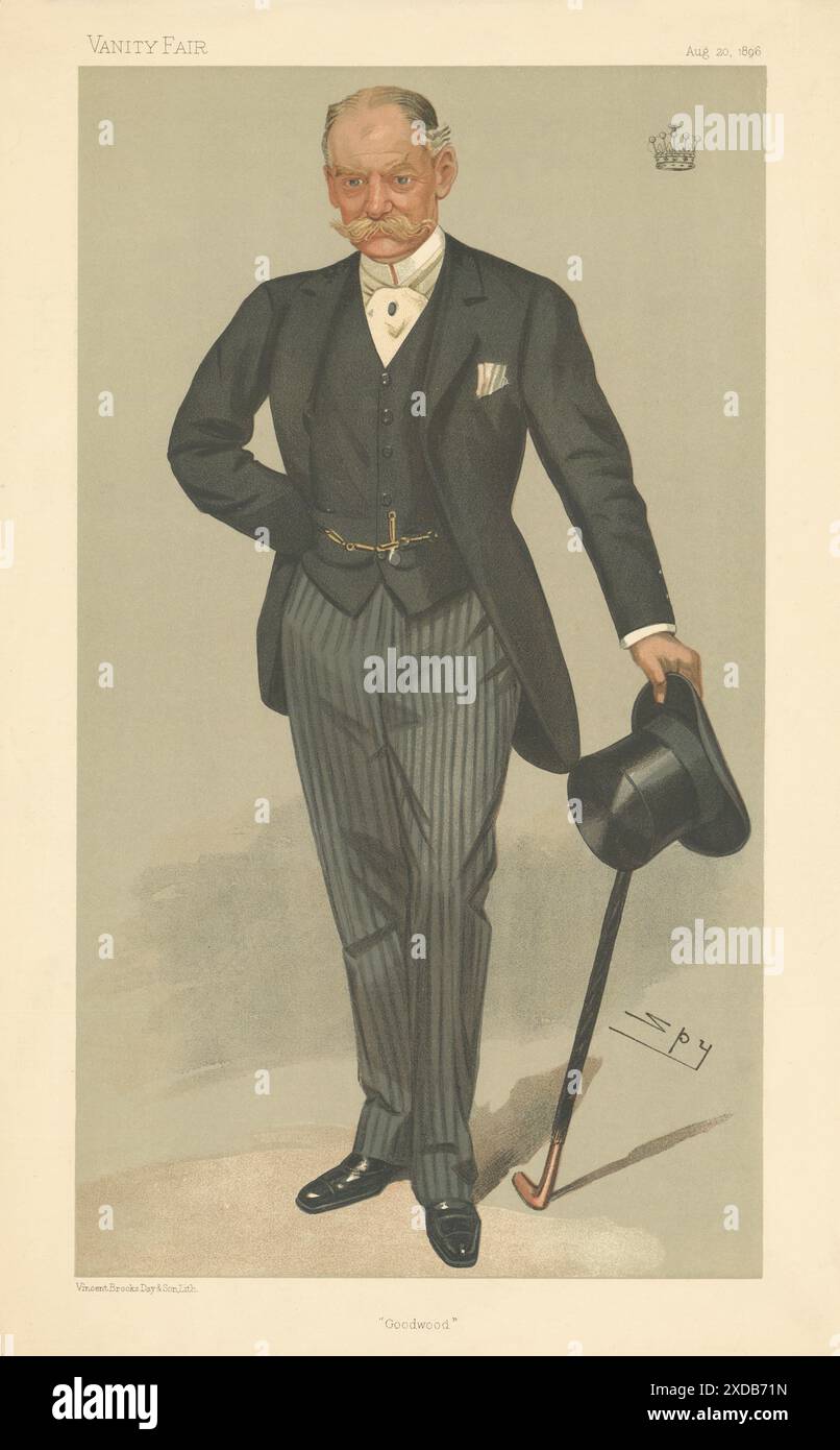 Charles Gordon-Lennox, Duke of Richmond, Goodwood 1896 Stockfoto