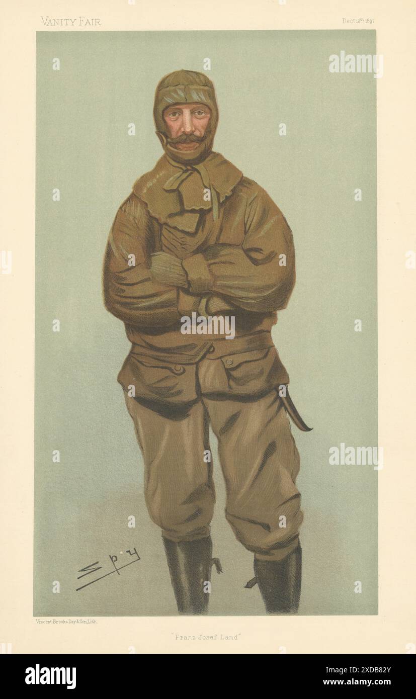 Frederick Jackson: „Franz-Josef-Land“. Explorer 1897 Stockfoto