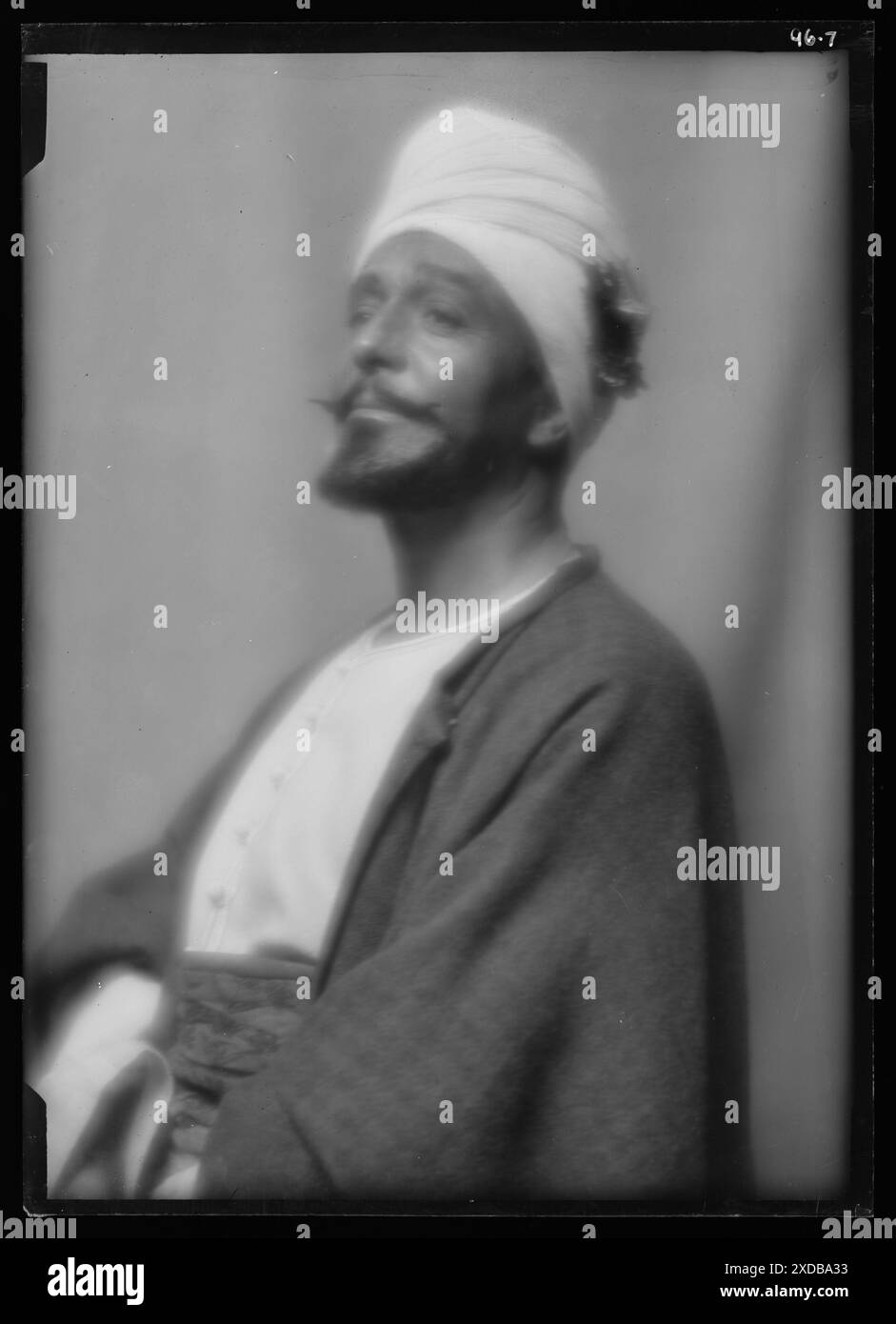 Skinner, Otis, in „Kismet“. Genthe Fotosammlung. Stockfoto
