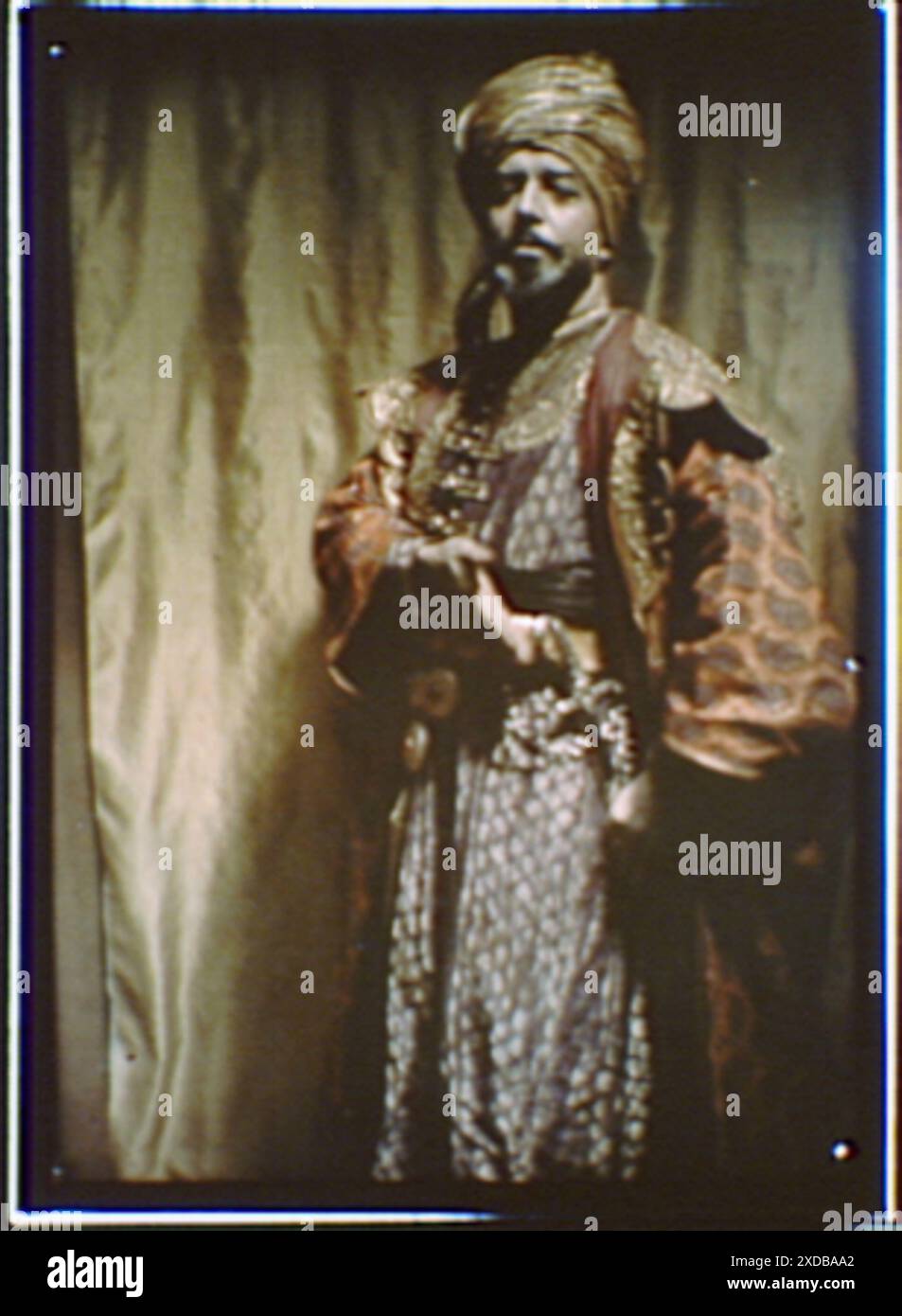 Otis Skinner in Kismet. Genthe Fotosammlung. Stockfoto