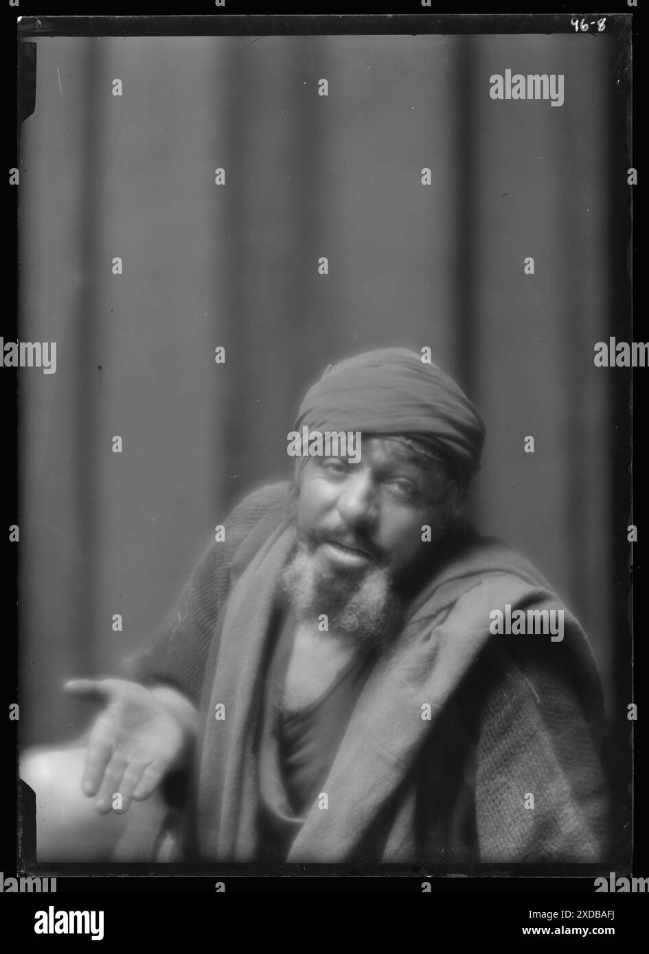 Skinner, Otis, in „Kismet“. Genthe Fotosammlung. Stockfoto