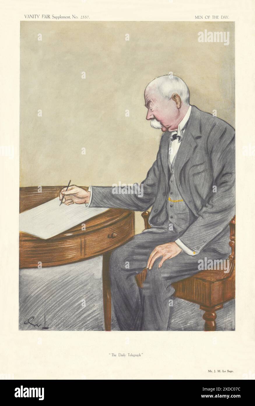 John Merry Lesage The Daily Telegraph von OWL 1913 Stockfoto