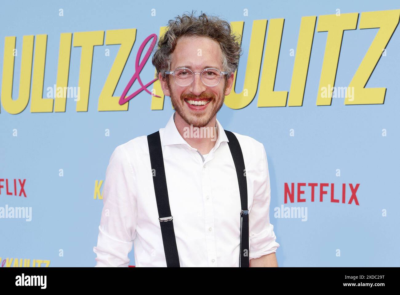 Johannes Obermaier, der Regisseur bei der Premiere der Kaulitz & Kaulitz Netflix Realityserie am 21.06.2024 in Berlin Kaulitz & Kaulitz Realityserie feiert Premiere in Berlin *** Johannes Obermaier, der Regisseur bei der Uraufführung der Kaulitz Kaulitz Netflix Reality Serie am 21 06 2024 in Berlin die Kaulitz Kaulitz Reality Serie feiert Premiere in Berlin Stockfoto