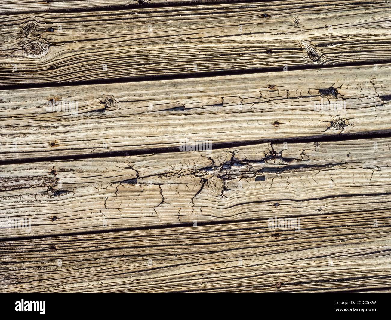 Hintergrund der Wetterholzplatten Stockfoto