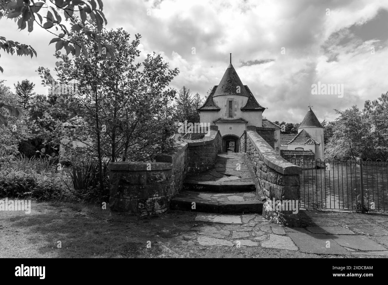 niederländisches Dorf im Craigtown Park Stockfoto