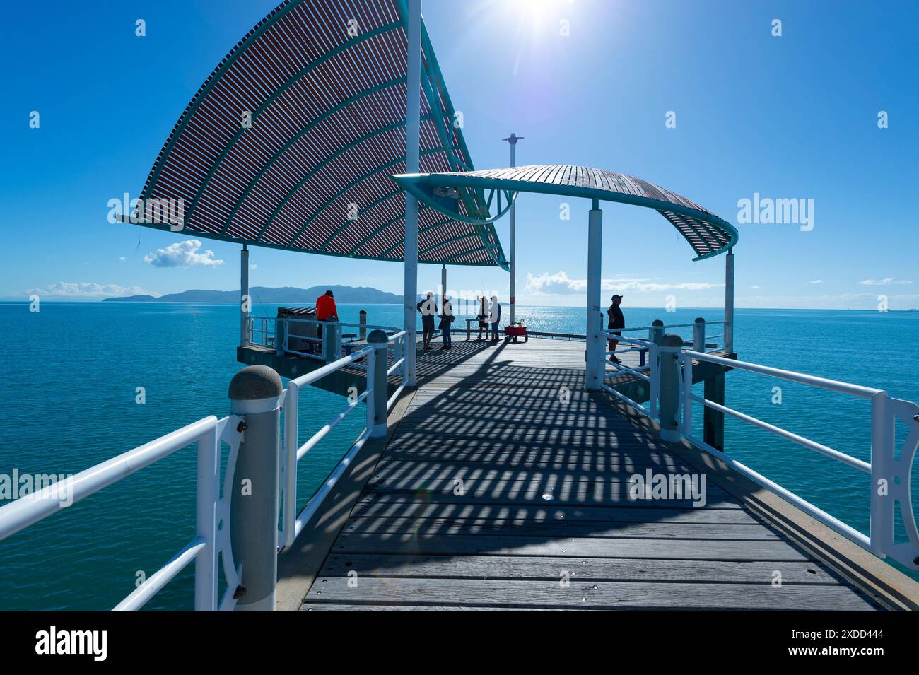 Der Steg ist eine beliebte Touristenattraktion in Townsville, Far North Queensland, FNQ, QLD, Australien Stockfoto