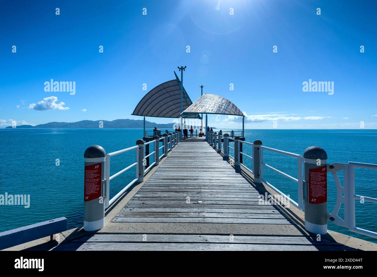 Der Steg ist eine beliebte Touristenattraktion in Townsville, Far North Queensland, FNQ, QLD, Australien Stockfoto