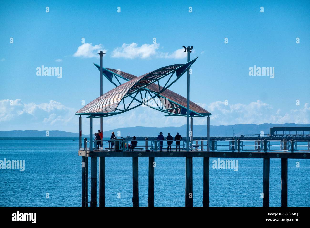 Der Steg ist eine beliebte Touristenattraktion in Townsville, Far North Queensland, FNQ, QLD, Australien Stockfoto