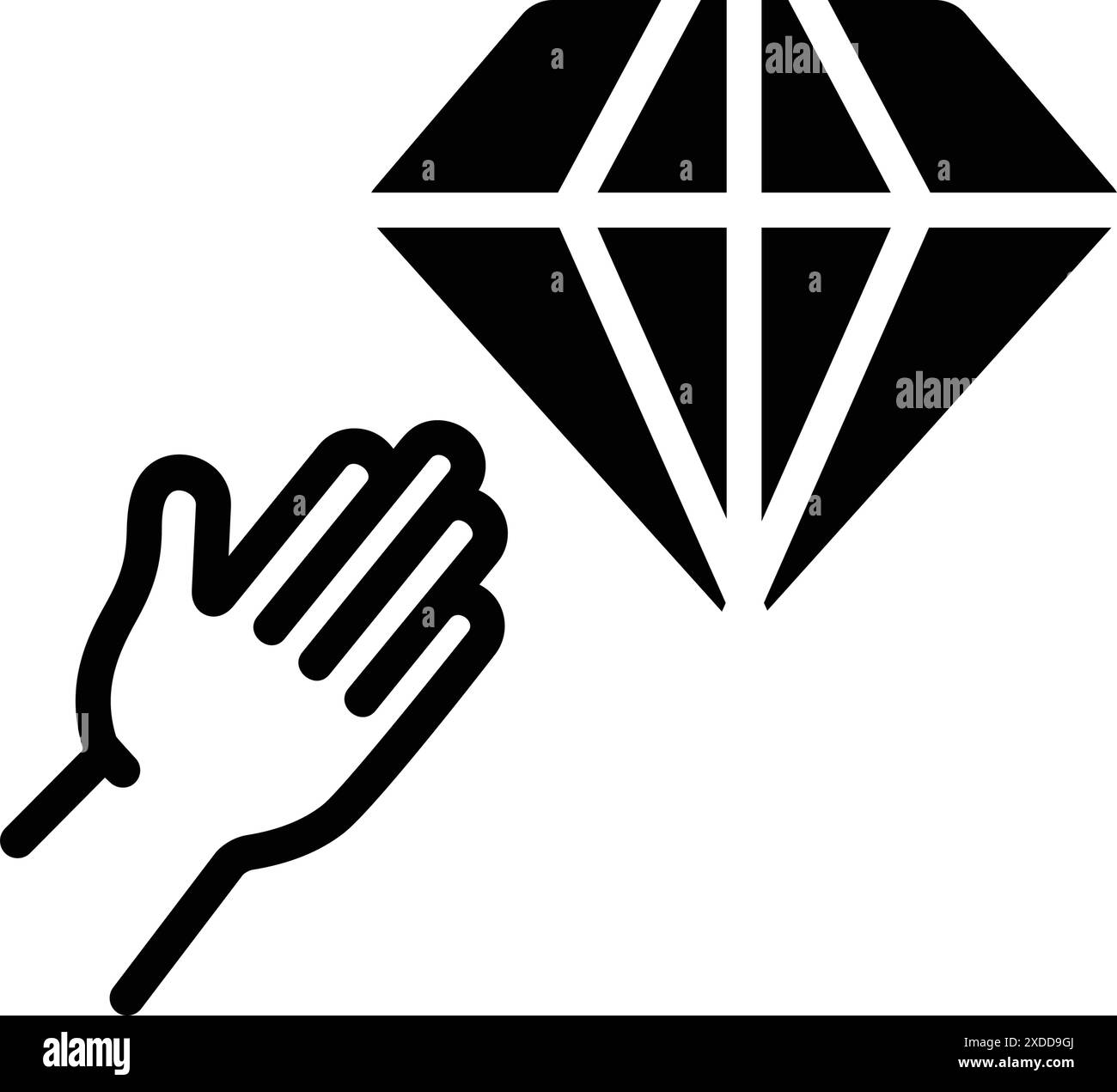 Symbol für Begehrlichkeit, Neigung Stock Vektor