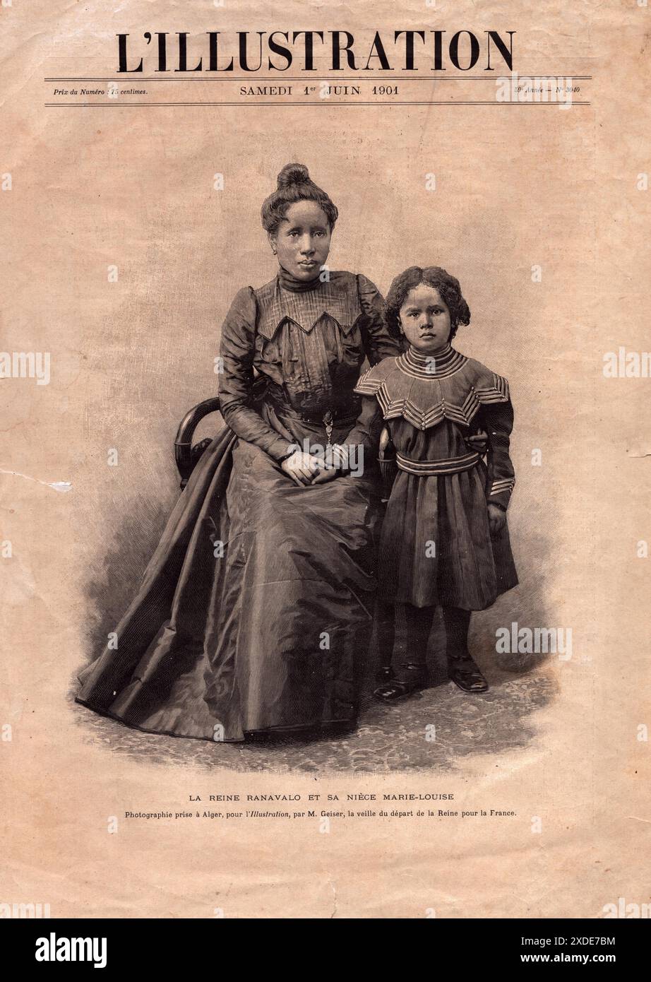 L'Illustration Cover Französisch pro Kriegszeitschrift Titelseite Stockfoto