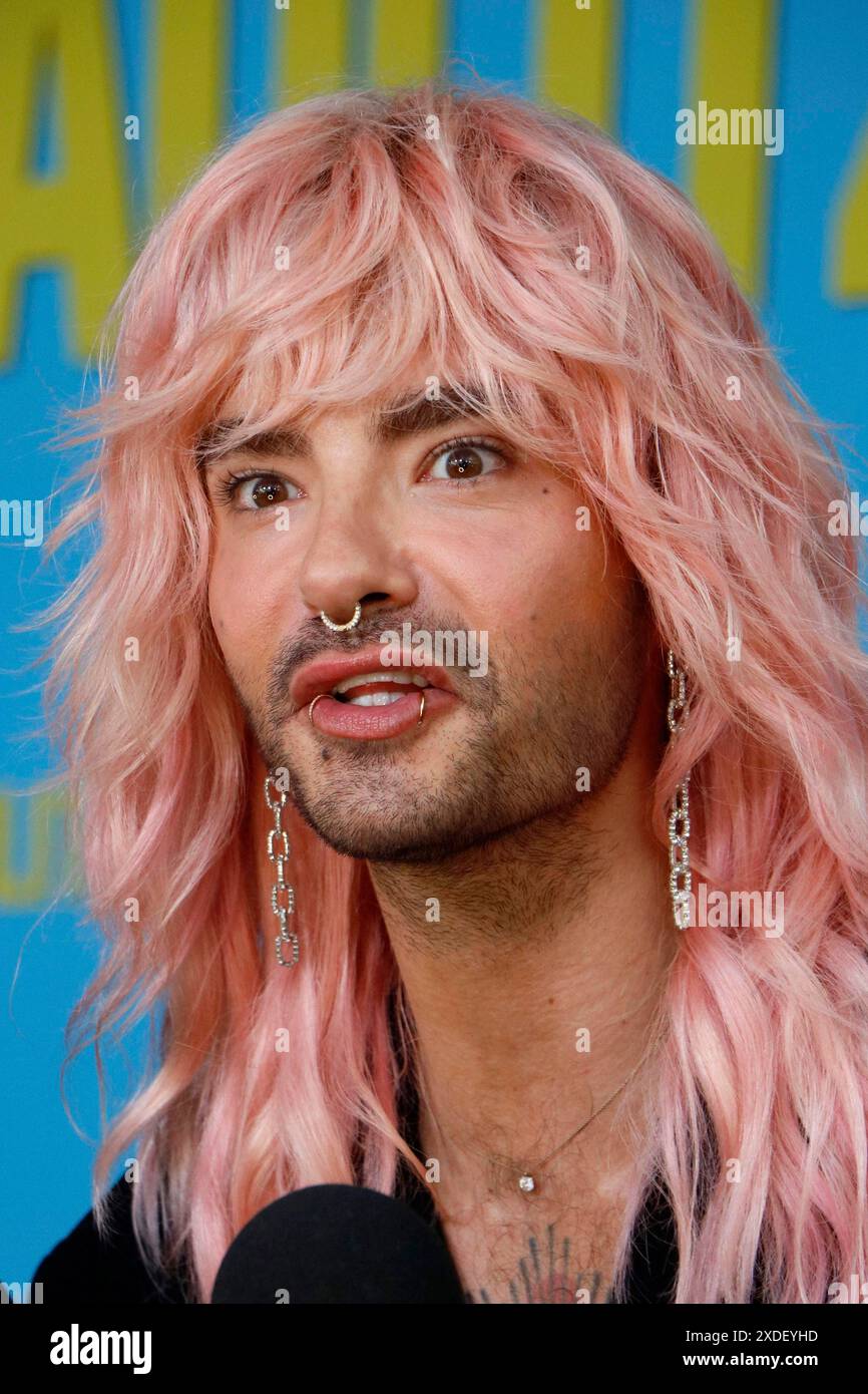 Bill Kaulitz bei der Premiere der Reality-Serie Kaulitz & Kaulitz (Netflix) im Berliner Delphi-Kino am 21. Juni 2024 Stockfoto