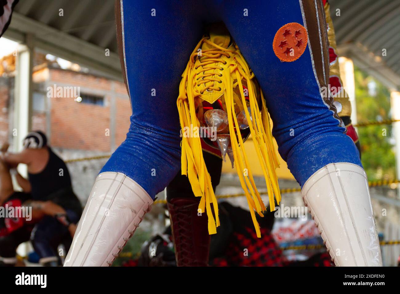 Lucha Libre mexikanisches Wrestling-Event ländliche Gegend Stockfoto