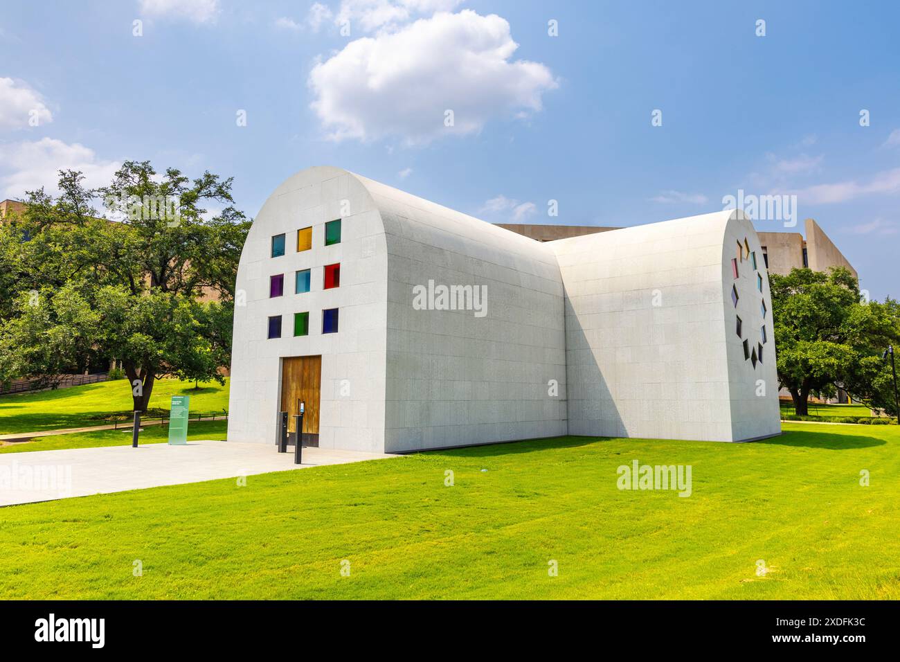 'Austin' (2018) von Ellsworth Kelly im Blanton Museum of Art, Austin, Texas, USA Stockfoto