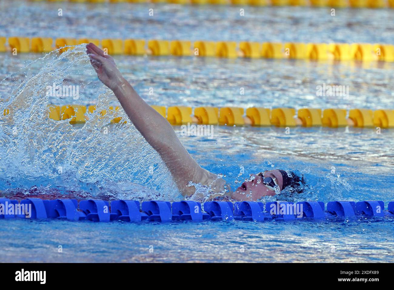 Foro Italico, Rom, Italien. Juni 2024. SetteColli Olympic Qualifying Schwimmen, Tag 2; Walshe Ellen 400 Medley Credit: Action Plus Sports/Alamy Live News Stockfoto