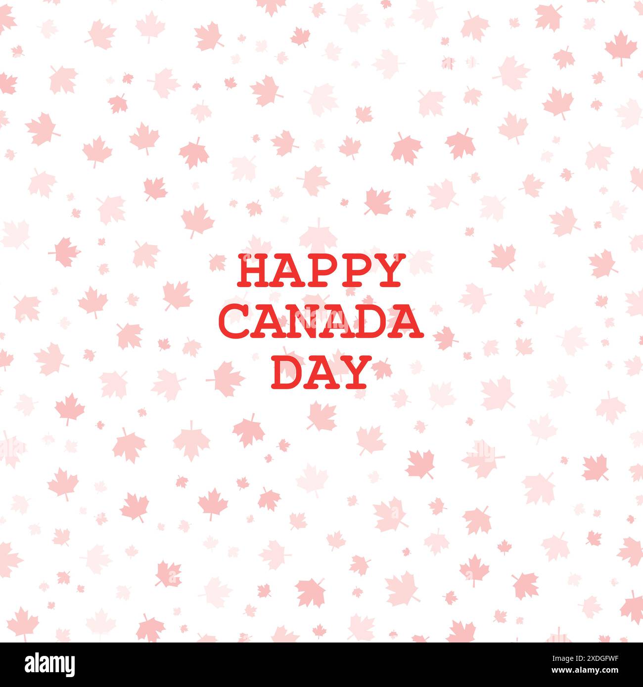 Hintergrund des Musters „Canada Day“. Für Hintergrund, Banner, Plakat, Karte, Poster. Wir feiern den Unabhängigkeitstag Kanadas. Stock Vektor