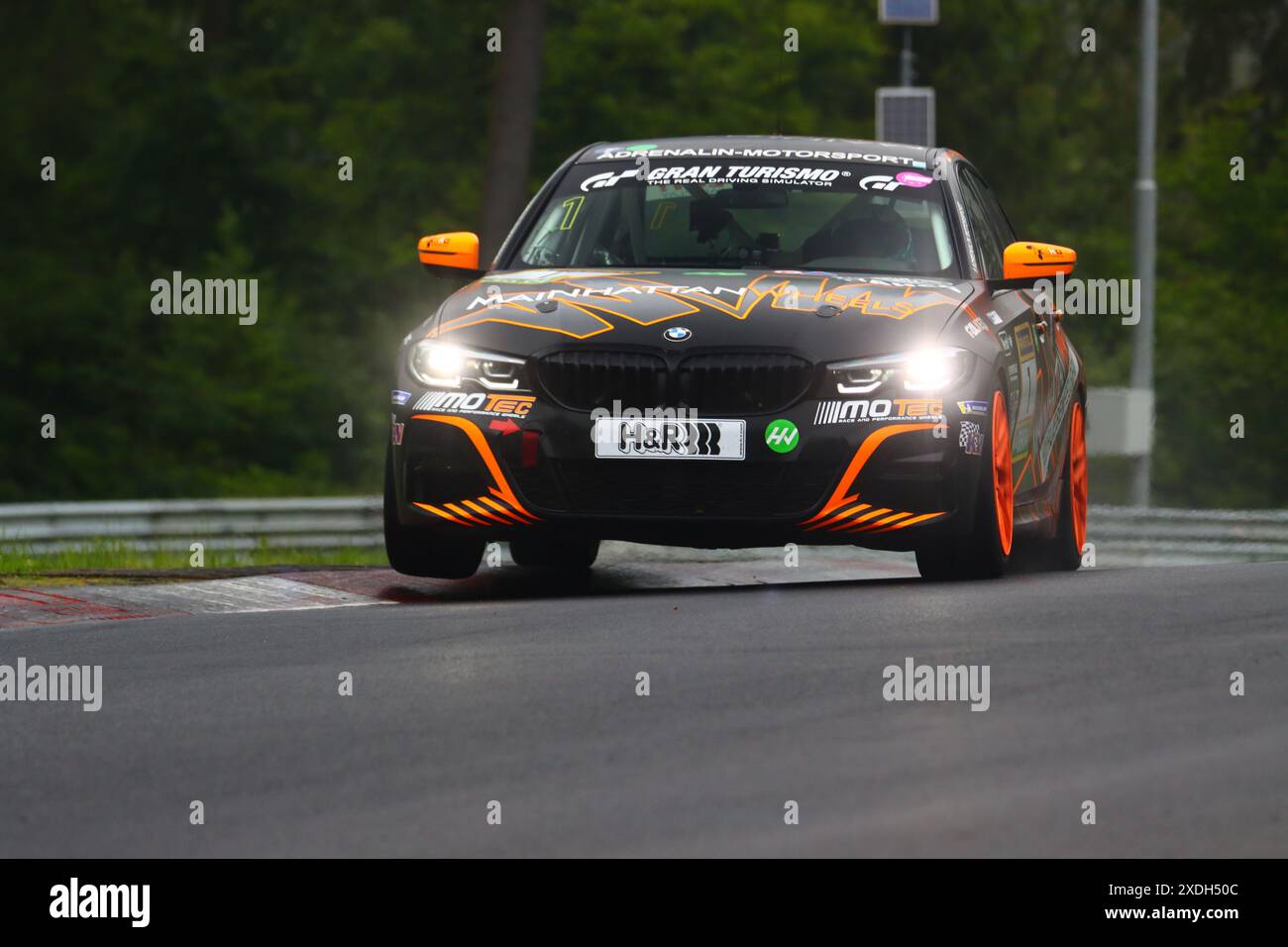 #1 Philipp Leisen (Irel/DEU) / Daniel Zils (Bendorf/DEU), Moran Gott (ISR), BMW 330i, Team: Adrenalin Motorsport Team Mainhatten Wheels (DEU), Motorsport, Deutschland, Nürburgring Langstrecken Serie, NLS03, Lauf 5, 69. ADAC Westfalenfahrt, 22.06.2024 Foto: Eibner-Pressefoto/Jürgen Augst Stockfoto