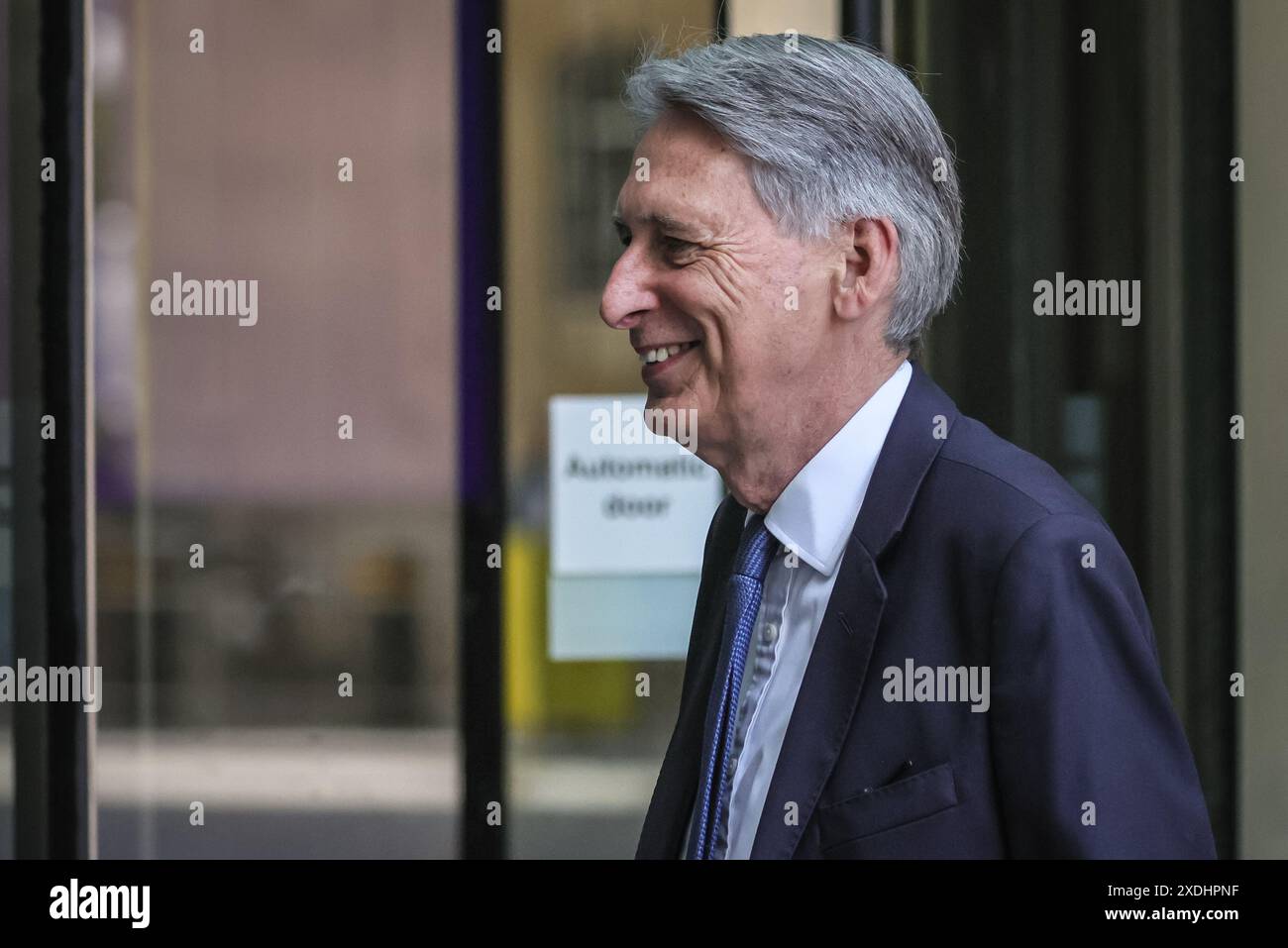 London, Großbritannien. Juni 2024. Philip Hammond, Mitglied der Konservativen Partei im House of Lords, ehemaliger Finanzminister, bei der BBC für die Sonntagmorgen-Shows. Quelle: Imageplotter/Alamy Live News Stockfoto