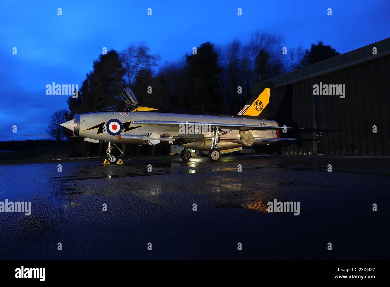 Lightning 'XR713' in Bruntingthorpe. Stockfoto