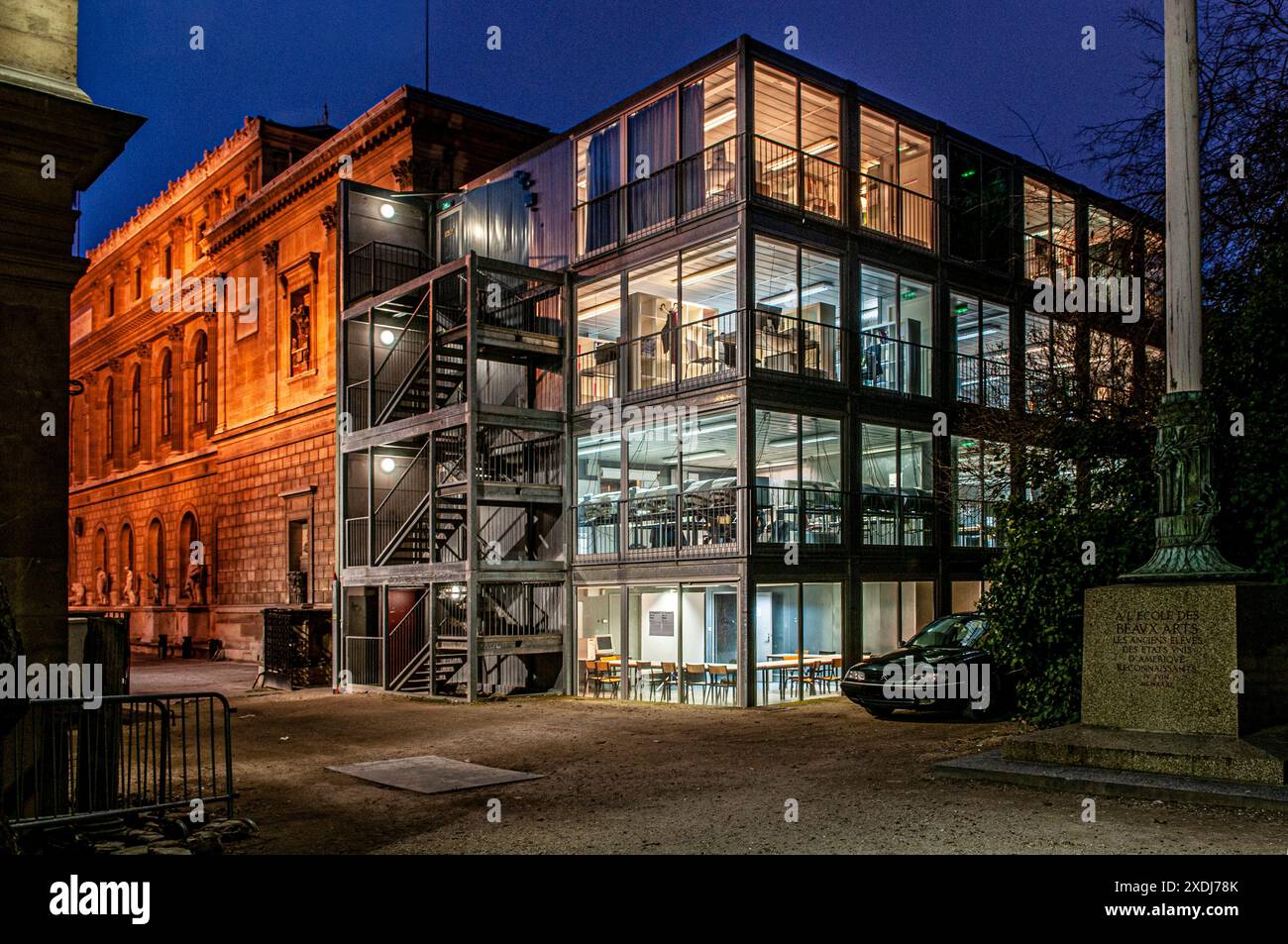 Ecole nationale supérieure des beaux-Arts de Paris, Batiments Stockfoto