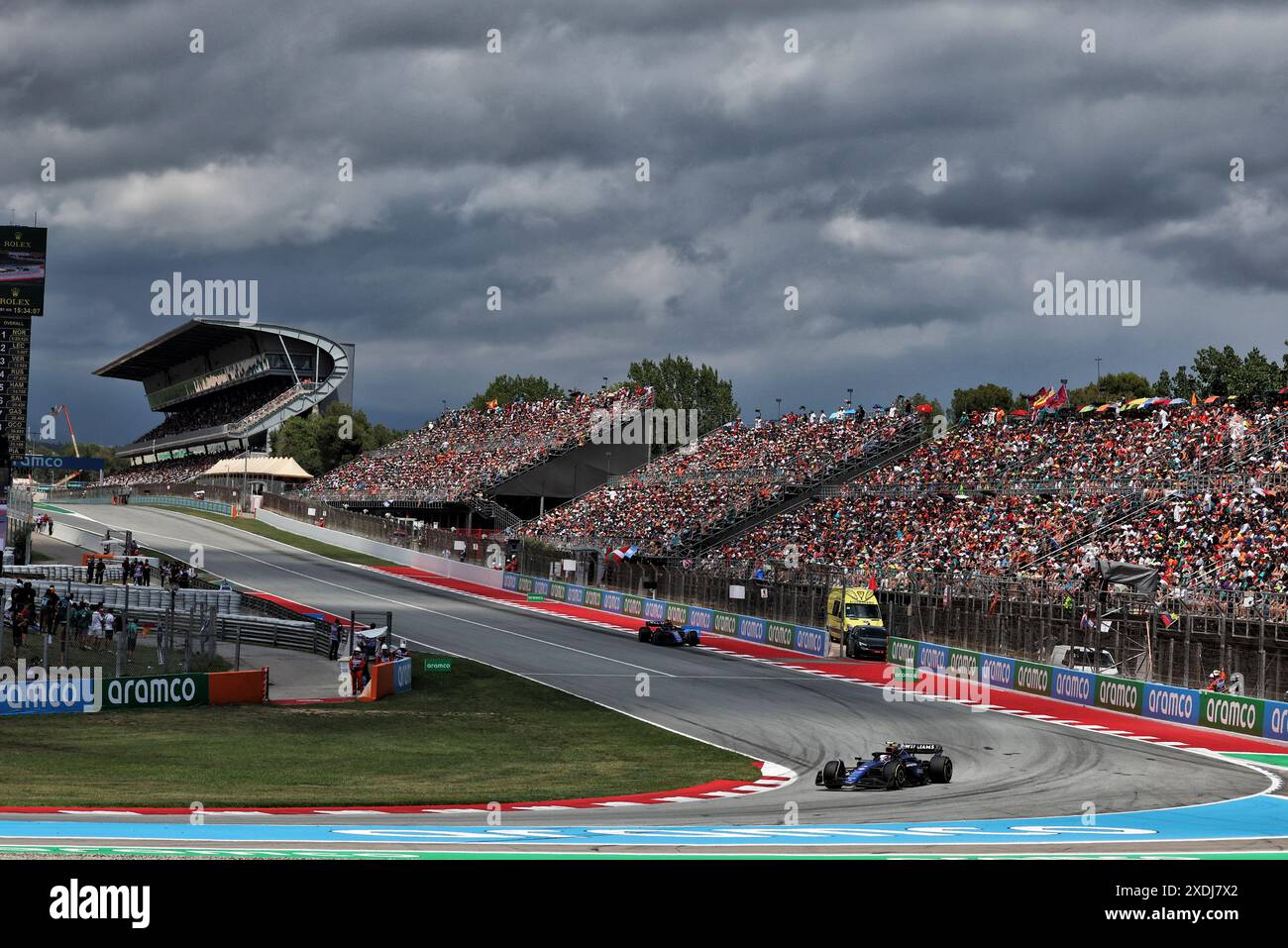 Logan Sargeant (USA) Williams Racing FW46. Formel-1-Weltmeisterschaft, Rd 10, großer Preis von Spanien, Sonntag, 23. Juni 2024. Barcelona, Spanien. Stockfoto