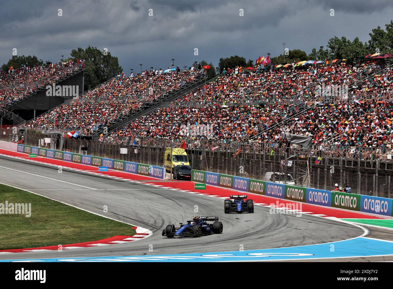 Logan Sargeant (USA) Williams Racing FW46. Formel-1-Weltmeisterschaft, Rd 10, großer Preis von Spanien, Sonntag, 23. Juni 2024. Barcelona, Spanien. Stockfoto