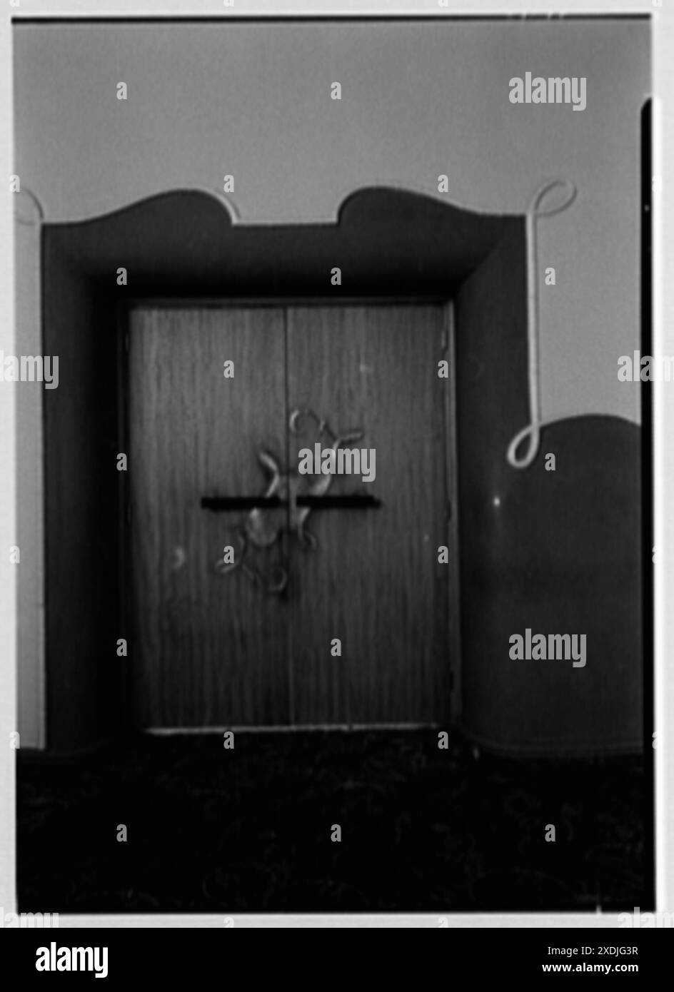 Beach Theatre, Lincoln Rd., Miami Beach, Florida. Auditoriumtüren. Gottscho-Schleisner Kollektion Stockfoto