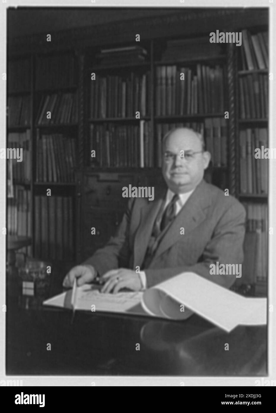 Fellheimer & Wagner, 155 E. 42nd St., New York City. Porträt von Herrn Steward Wagner. Gottscho-Schleisner Kollektion Stockfoto