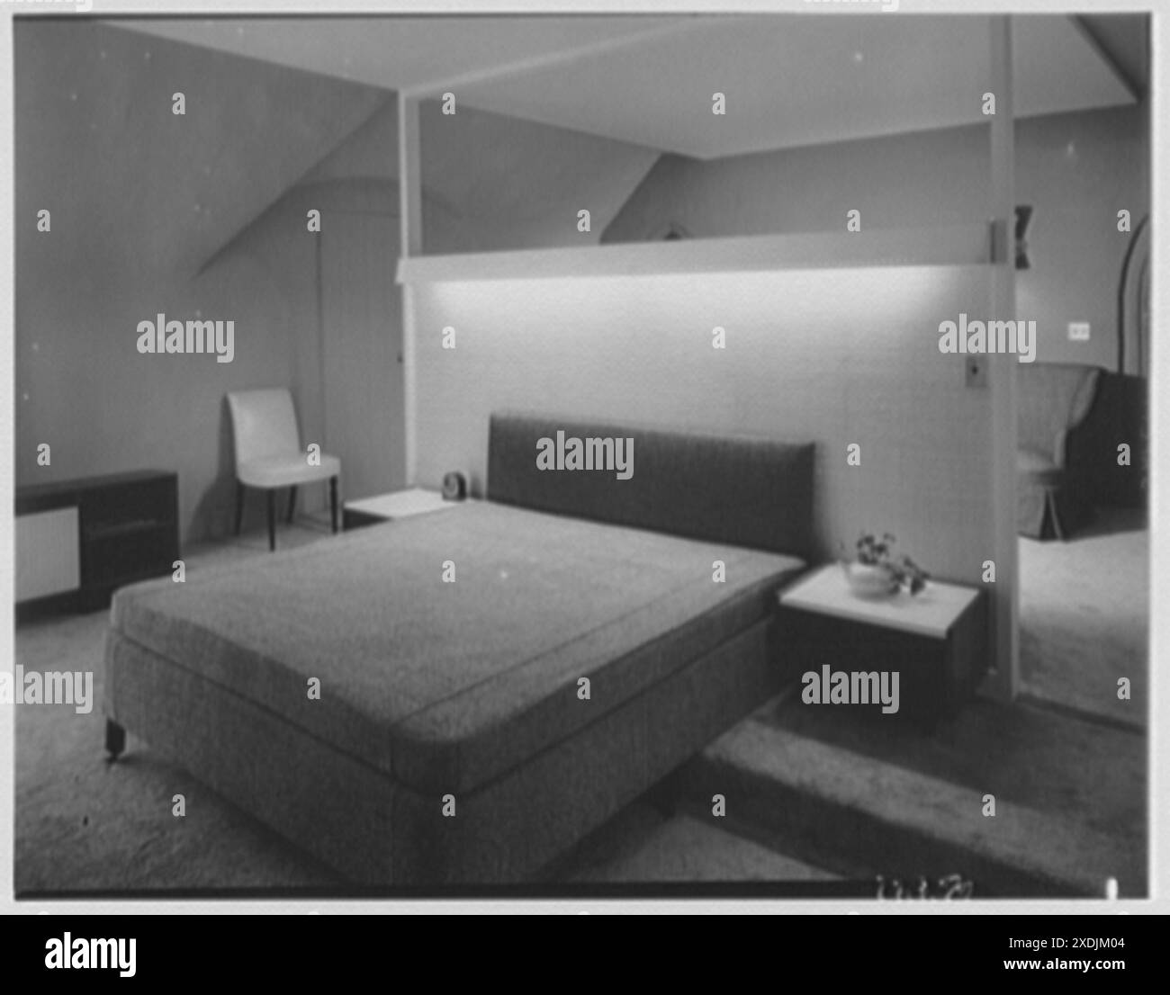 Herr und Frau ABR. Schreiber, Residenz 112-38 72 Ave., Forest Hills, Long Island. Hauptschlafzimmer. Gottscho-Schleisner Kollektion Stockfoto