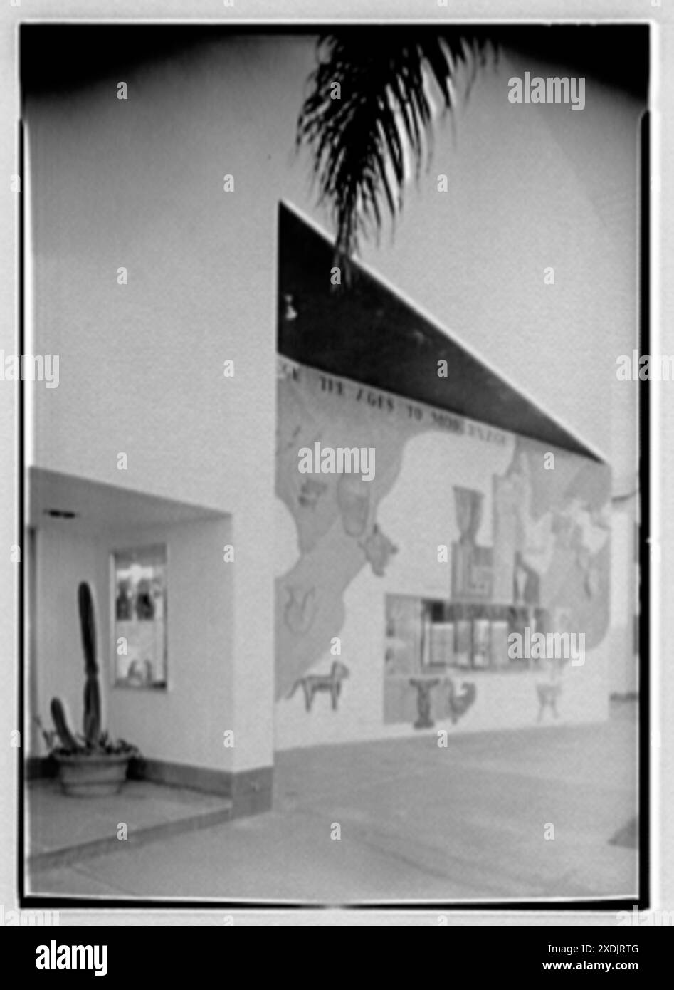 Modernage, Business in Lincoln and Alton Rd., Miami Beach, Florida. Wandbilder. Gottscho-Schleisner Kollektion Stockfoto