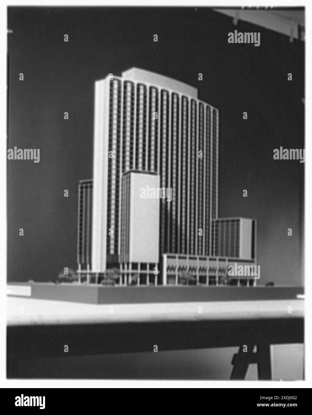 Lapidus, Kornblath, Harle und Liebman. Wris Building, Modell VII. Gottscho-Schleisner Collection Stockfoto