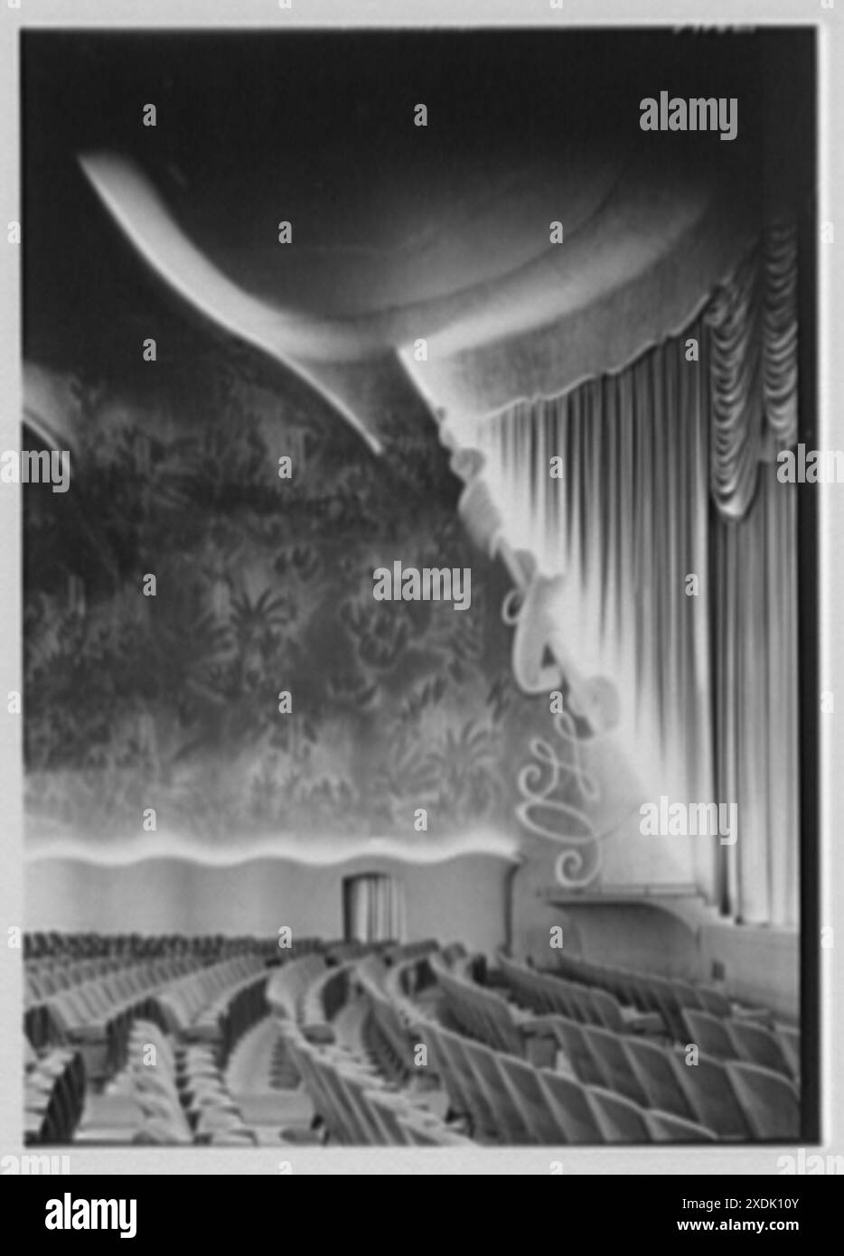 Beach Theatre, Lincoln Rd., Miami Beach, Florida. Auditorium, zur Sammlung Gottscho-Schleisner Stockfoto