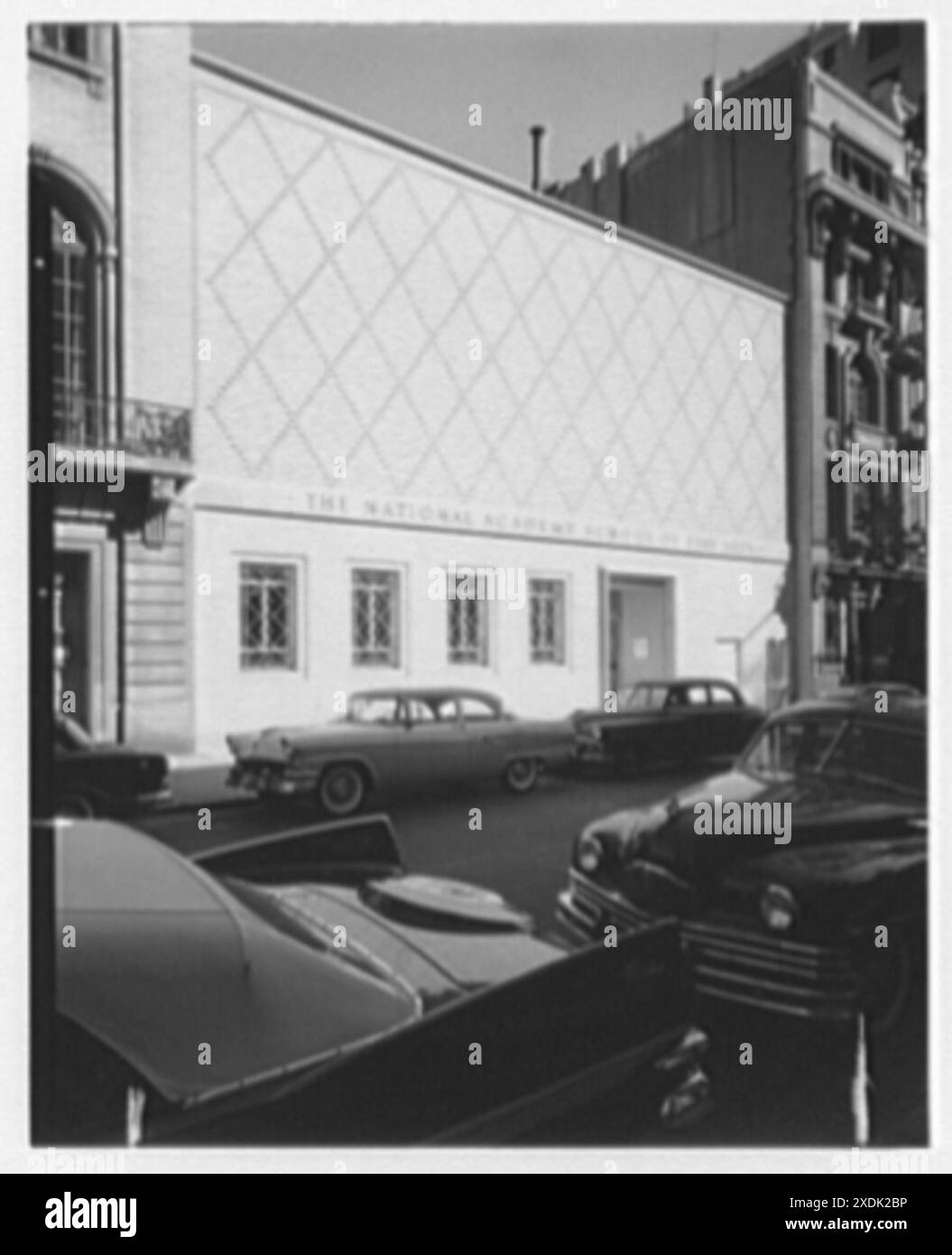 National Academy of Design, School of Fine Arts, 5 E. 89th St. Exterior. Gottscho-Schleisner Kollektion Stockfoto