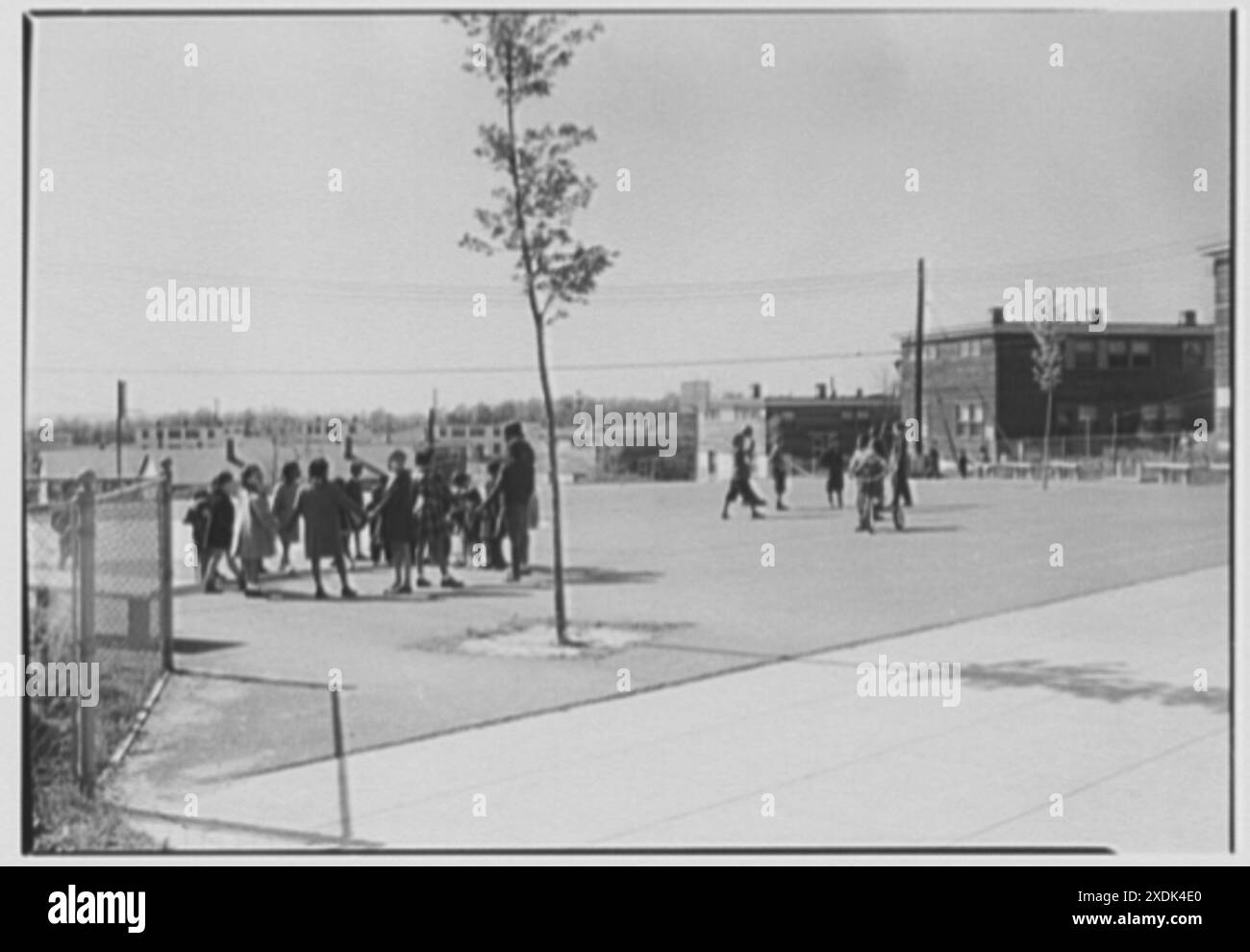 Frederick Douglass Houses, Washington, D.C. Spielplatz. Gottscho-Schleisner Kollektion Stockfoto