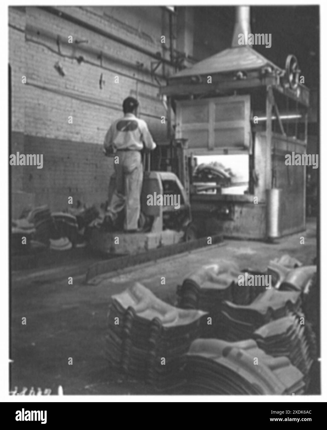 Ledkote. Ofen II. Sammlung Gottscho-Schleisner Stockfoto