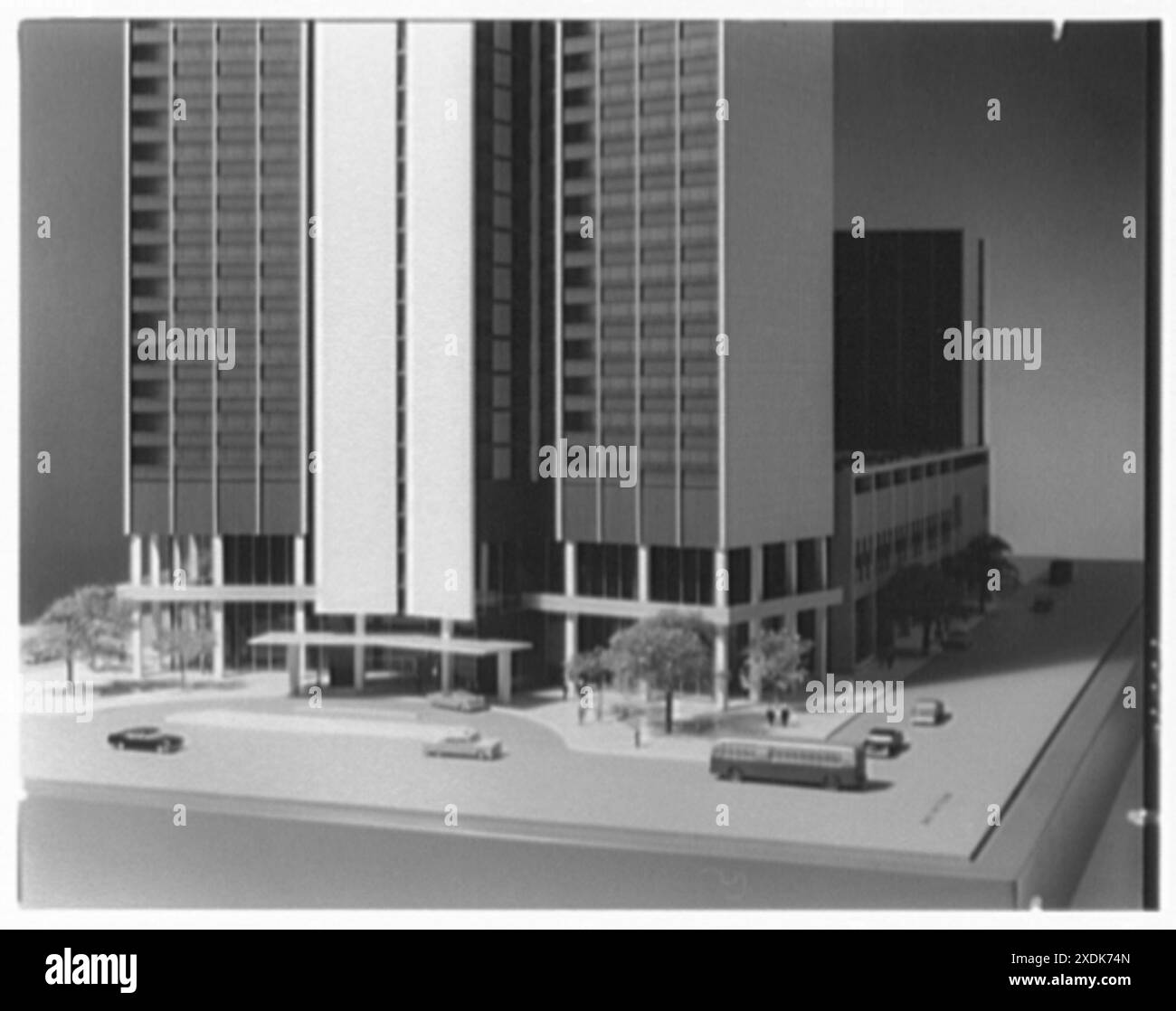 Lapidus, Kornblath, Harle und Liebman. Wris-Gebäude, Modell VIII. Gottscho-Schleisner-Sammlung Stockfoto