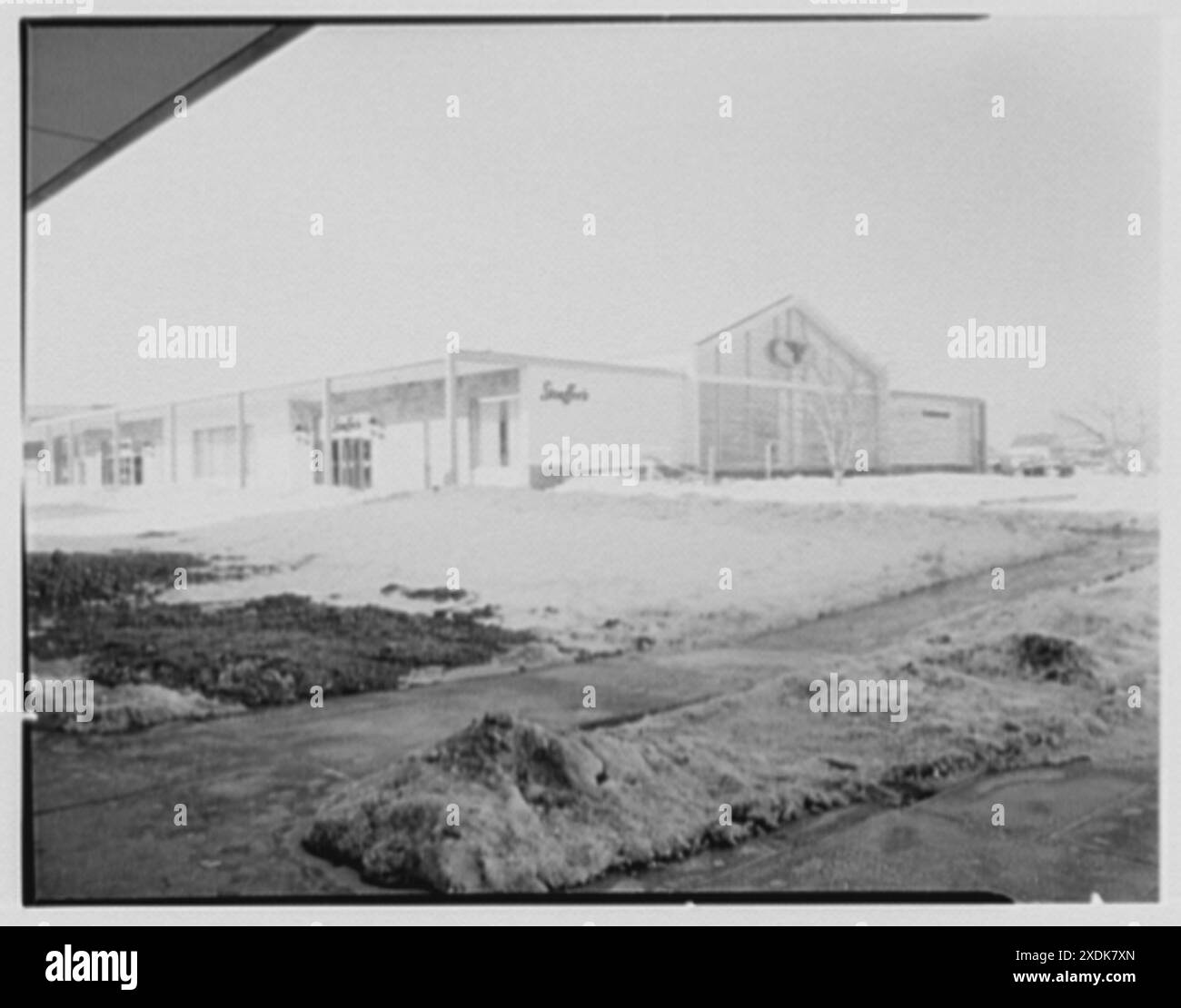 Stouffer's Westgate, Cleveland, Ohio. Allgemeine Sicht, Tageslicht. Gottscho-Schleisner Kollektion Stockfoto
